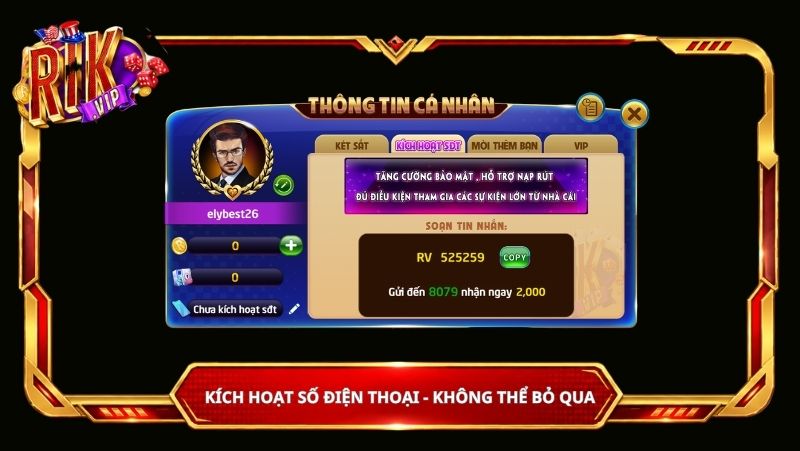 Kích hoạt số điện thoại